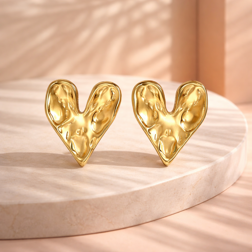 Molten Heart Earrings