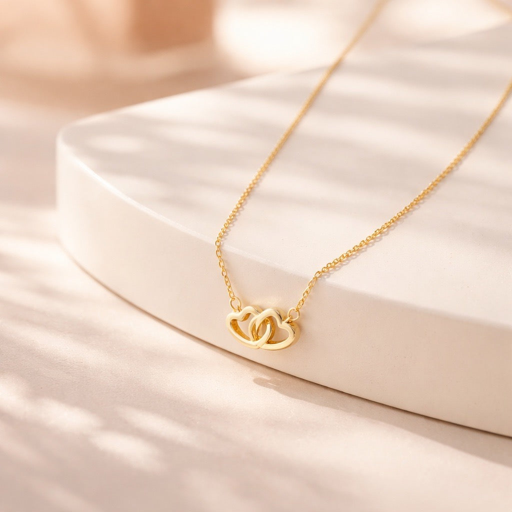Linked Hearts Necklace
