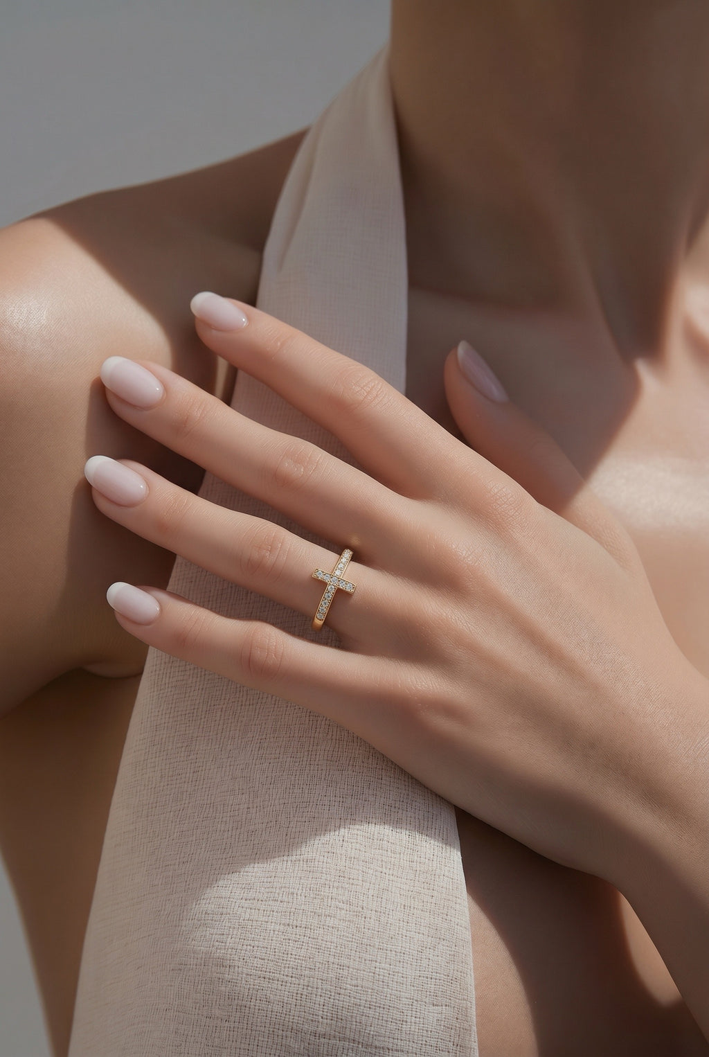 Cross Detail Ring