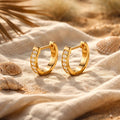 Crystal Huggie Earrings