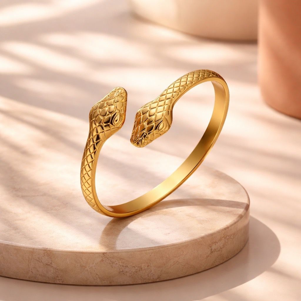 Serpent Cuff Bracelet