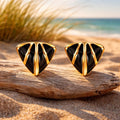 Noir Eclipse Studs