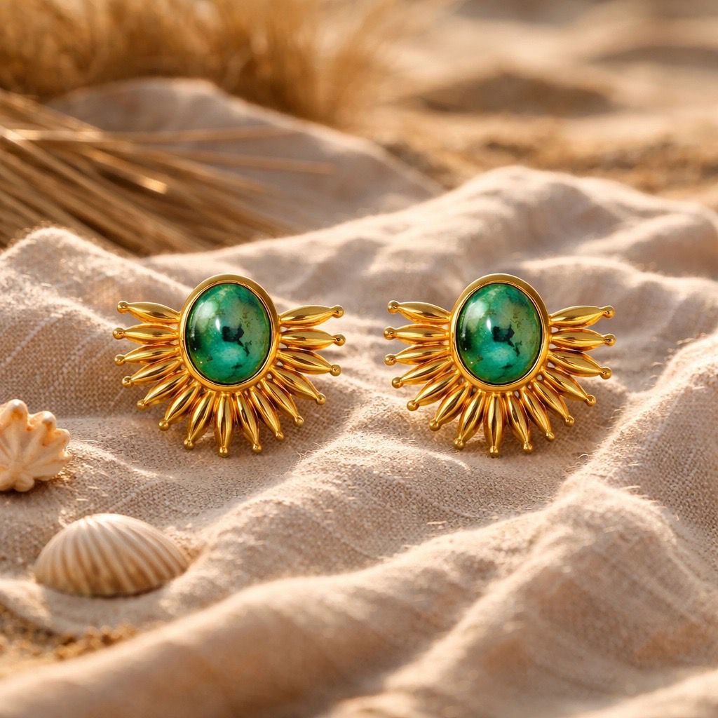 Solara Turquoise Studs