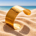 Zahara Gold Cuff Bracelet
