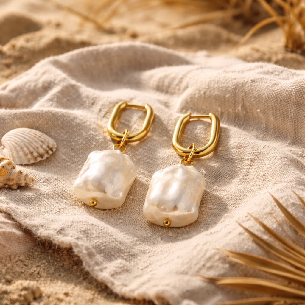 Baroque Drop Earrings