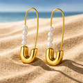 Pearl Lock Earrings